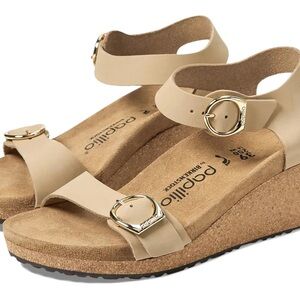Papillio Birkenstock Soley Wedge Sandal | Nubuck | Size 10